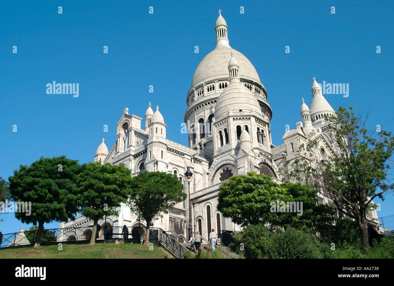 Basilique du Sacré-Cœur, Montmartre, Paris, France Stock Photo