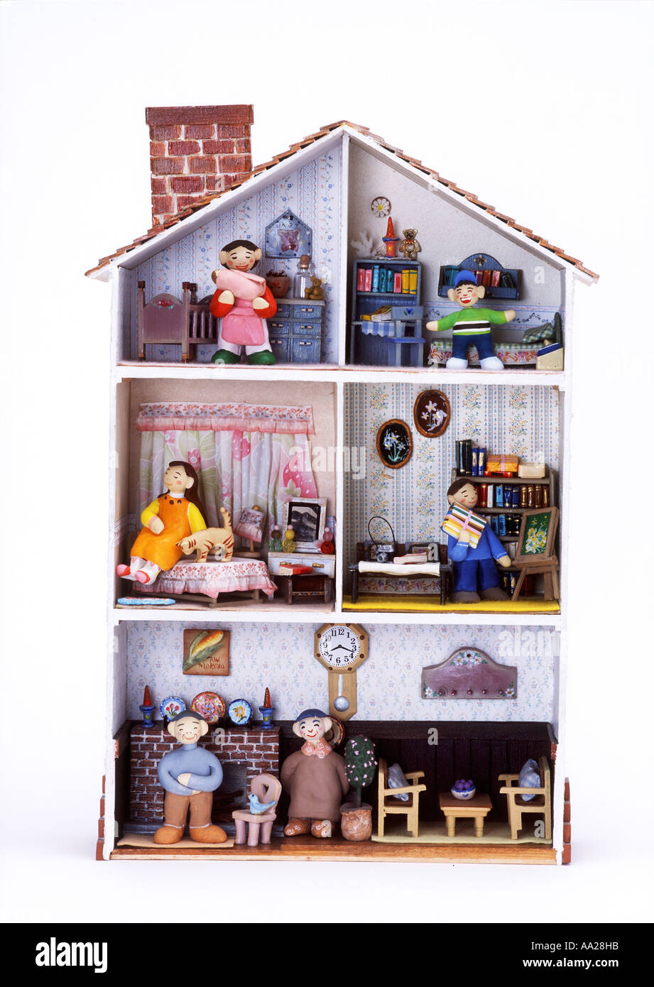 Illustration 3D Home Stock Photo - Alamy