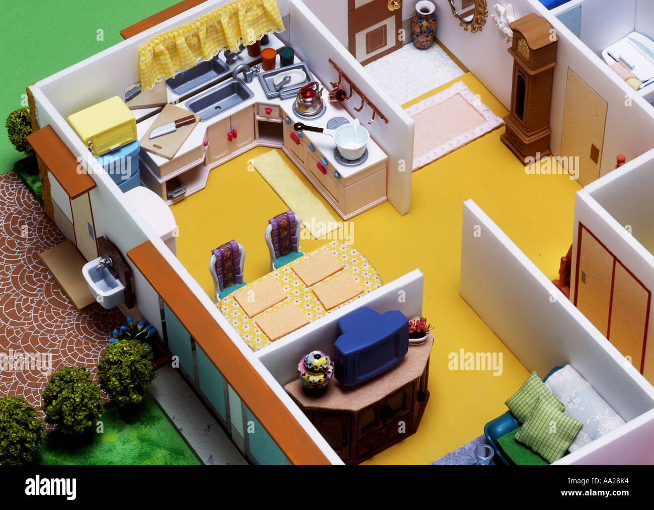 3d home illustration hi-res stock photography and images - Alamy