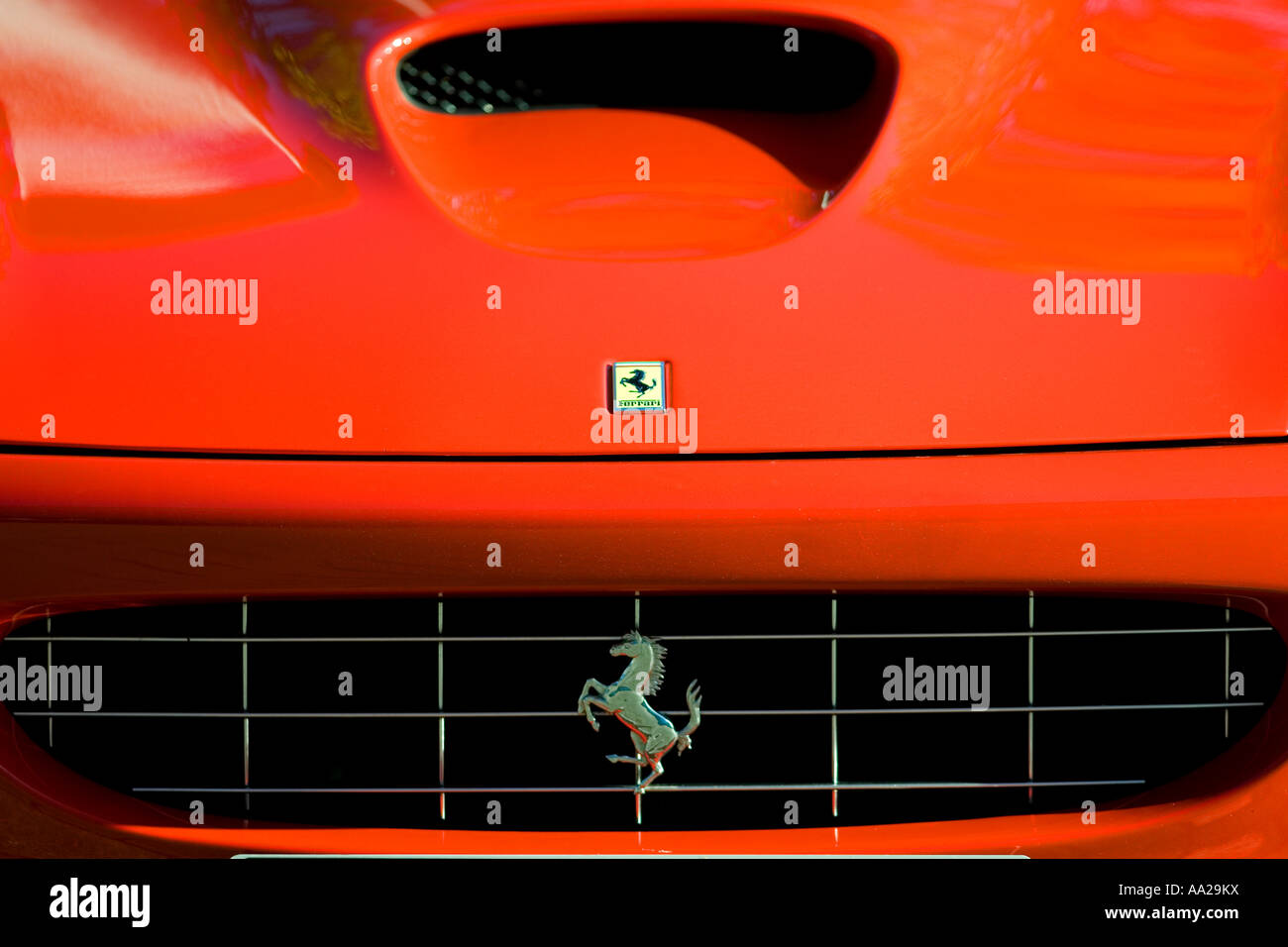 Ferrari 575M Maranello Stock Photo