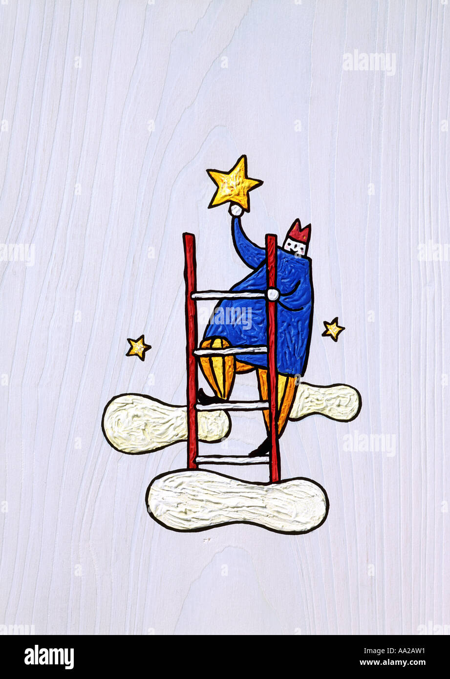Star illustration woodcut hi-res stock photography and images - Alamy