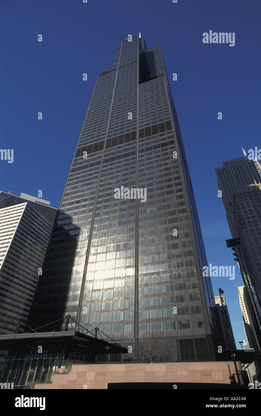 Sears Tower, now Willis Tower, as it appeared in 2003 Stock Photo Alamy