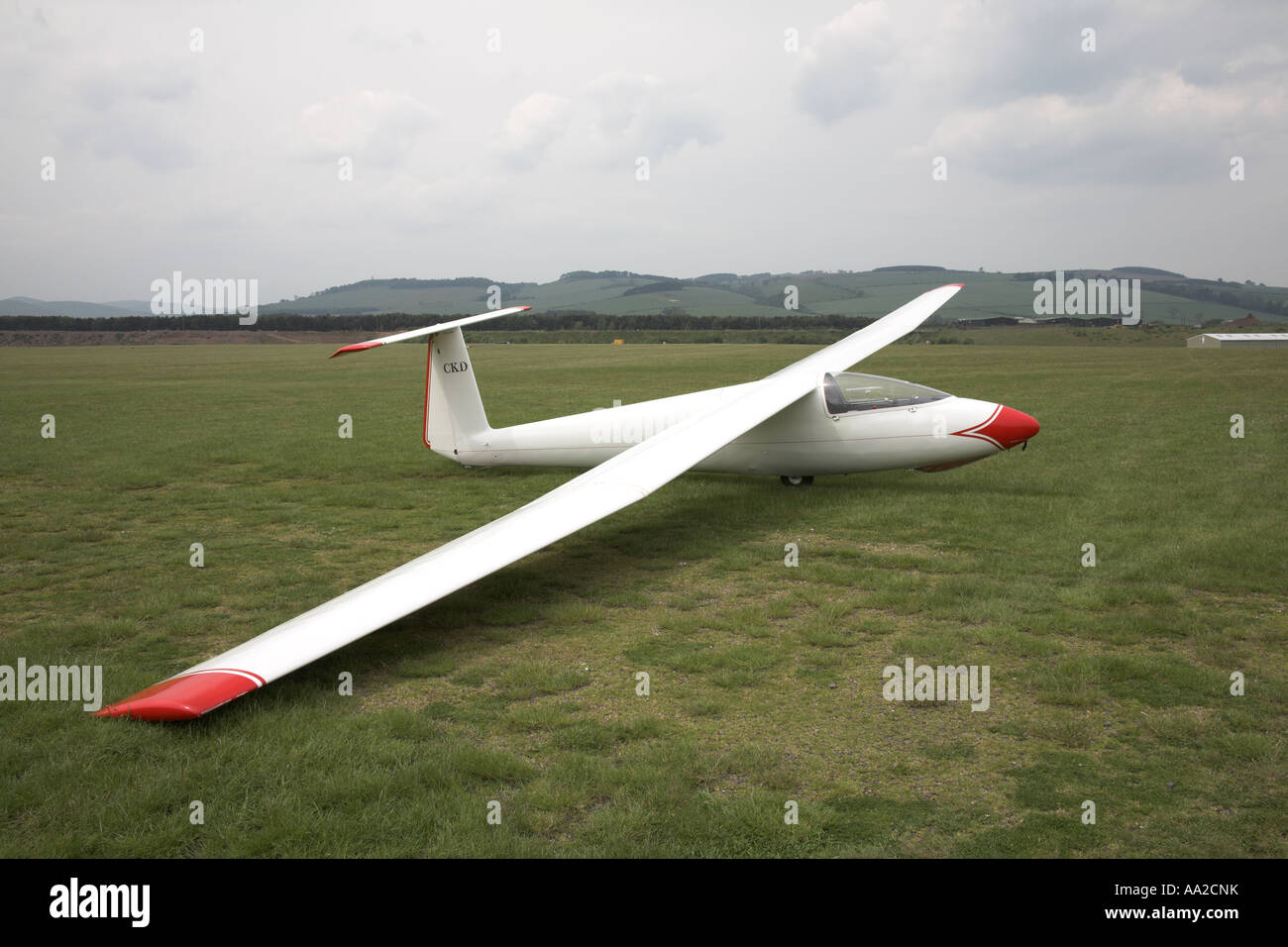 Pirat glider CKD at the Borders Gliding Club, Northumberland Stock