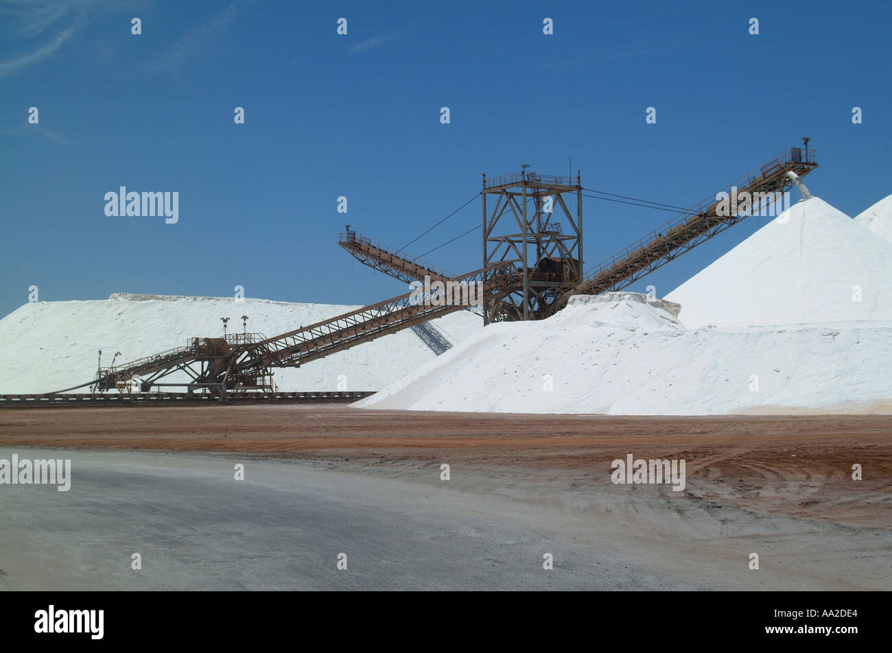 Salt works Port Hedland, Western Australia Stock Photo Alamy