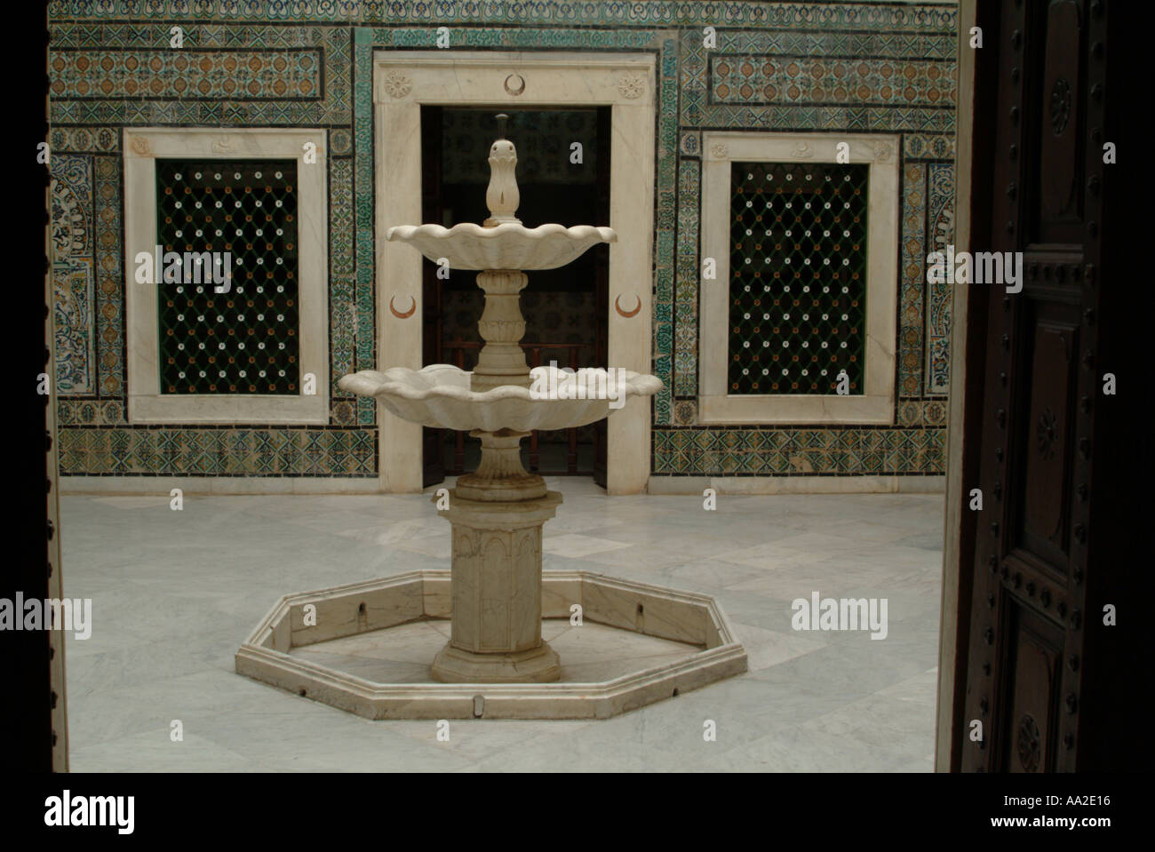 Interior Courtyard, Bardo Museum, Tunisia Stock Photo - Alamy