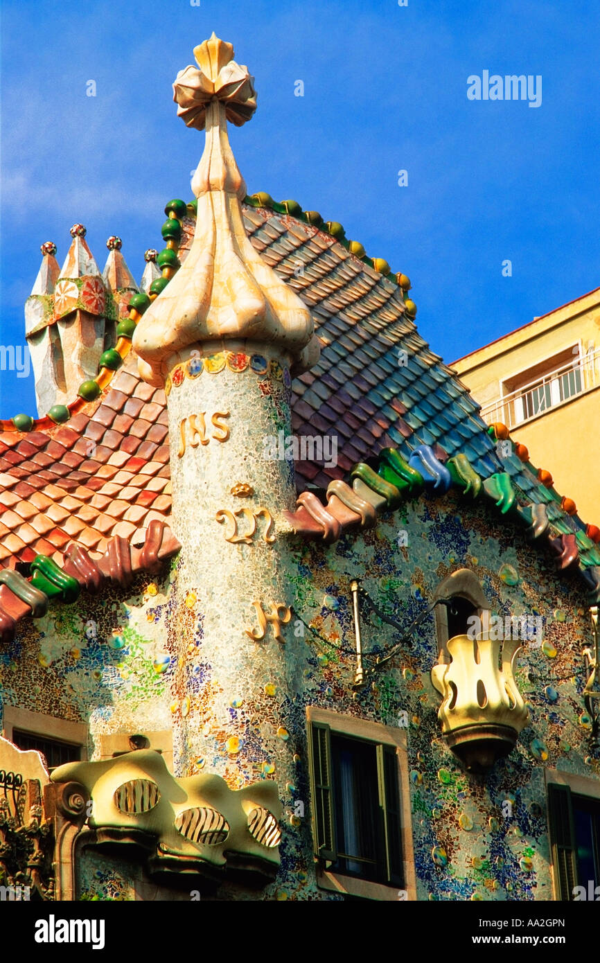 Antoni Gaudi Casa Batllo Roof