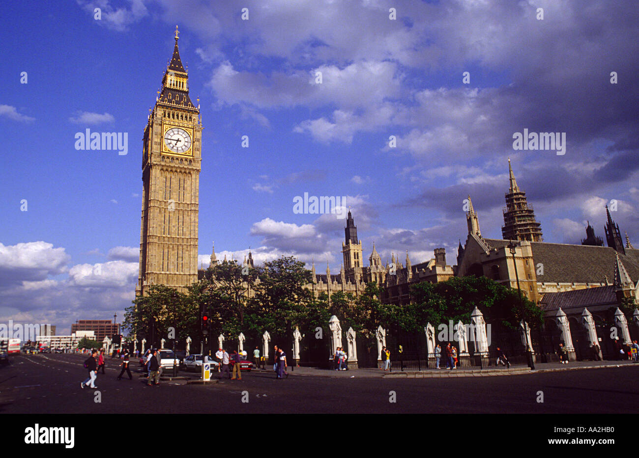 London. Big Ben and Parliament Stock Photo