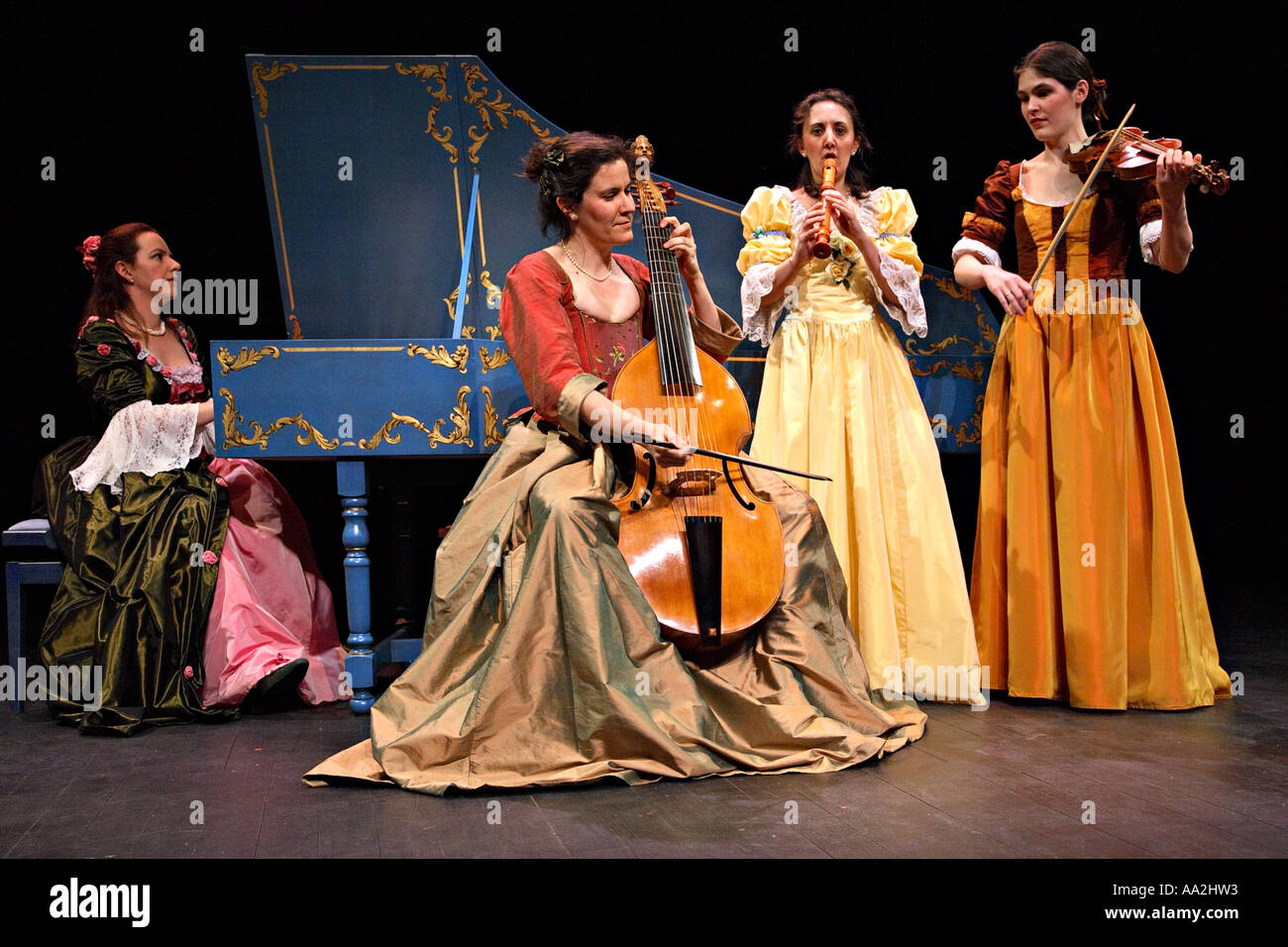 Baroque music concert. Stock Photo