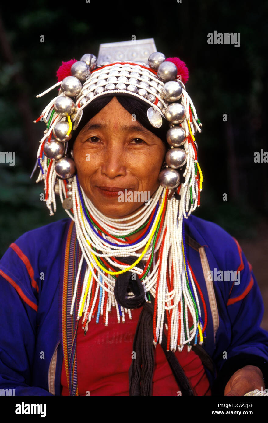 Ahka hill tribe woman hi-res stock photography and images - Alamy