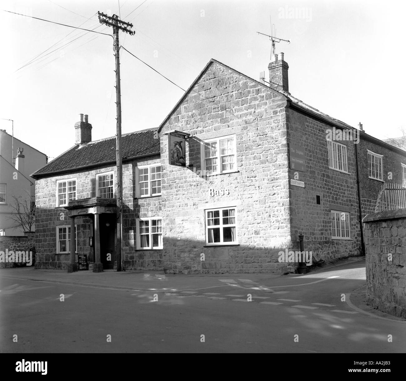dolphin inn ilminster somerset pre 1973 in 6x6 number number 0029 Stock Photo