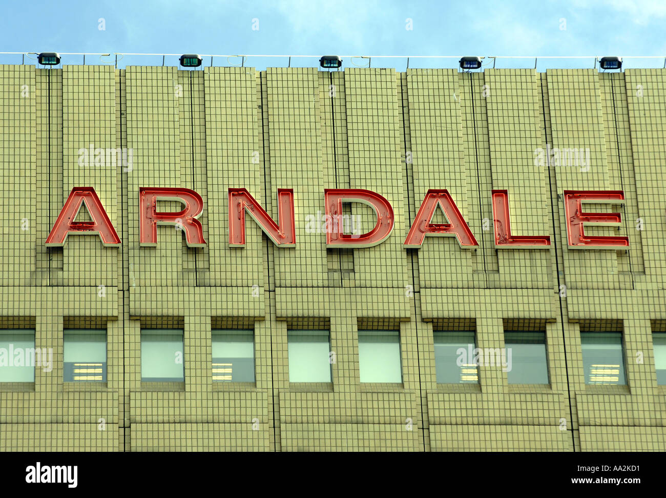 Arndale centre manchester england shopping modern building hi-res stock ...