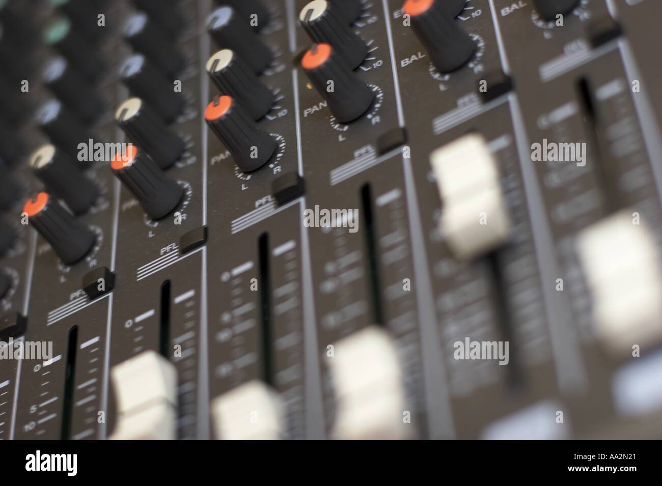 mixer / electronic music Stock Photo Alamy