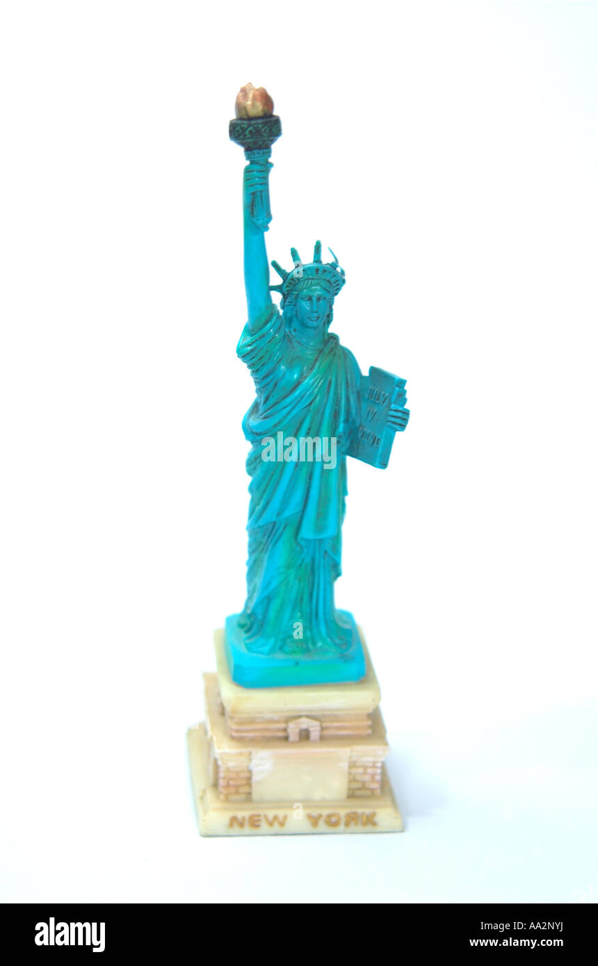 toy statue of Statue of Liberty Stock Photo Alamy