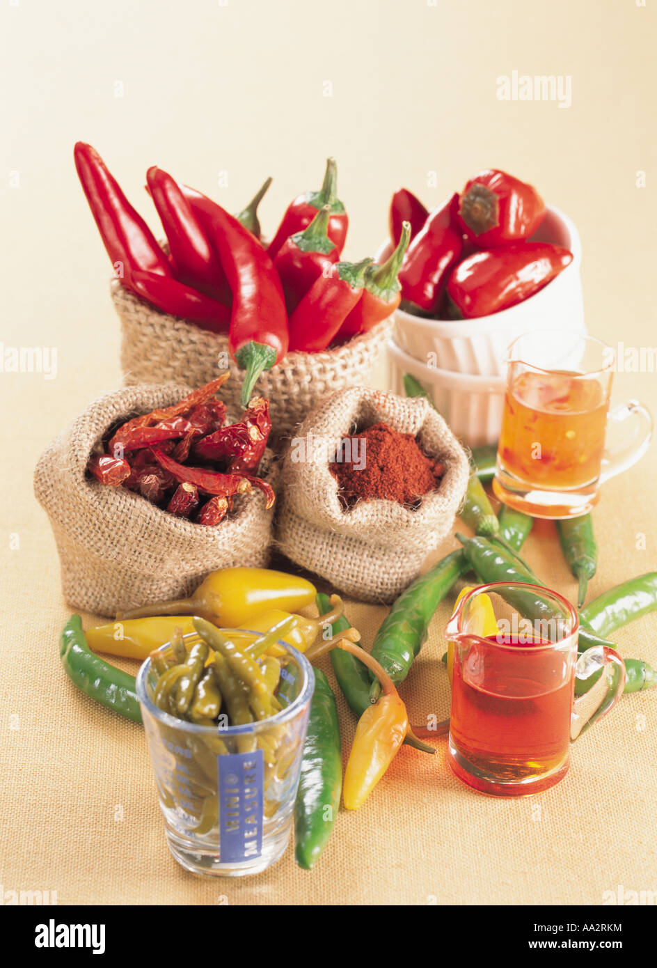Red hot pepper powder hi-res stock photography and images - Alamy