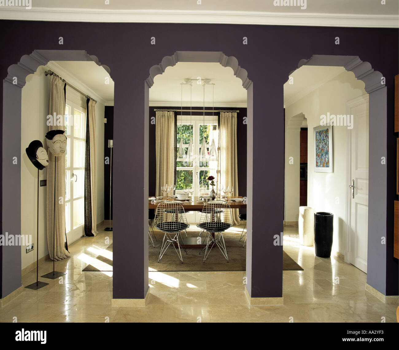 Spanish Styled Diningroom Stock Photo - Alamy