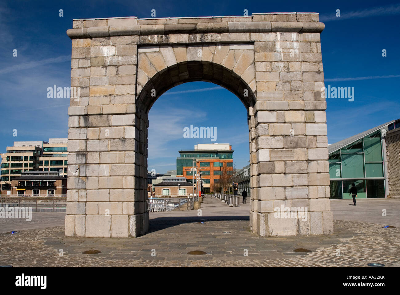 The Old Gateway, Docklands, Dublin, Ireland Stock Photo Alamy