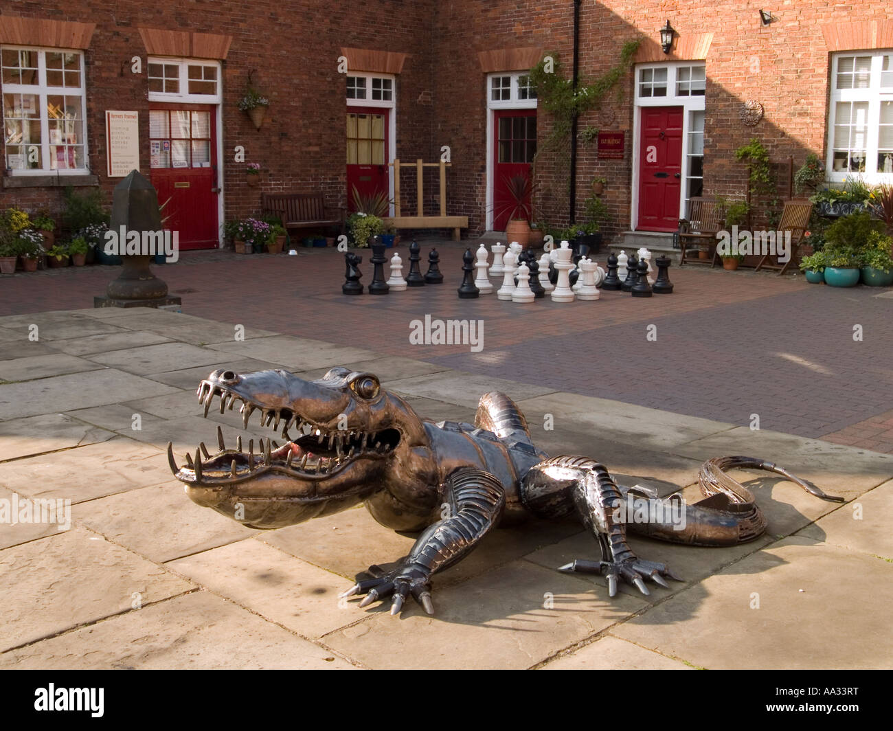 A Metal Alligator At The Ferrers Centre For Arts Crafts A Metal Alligator At The Ferrers Centre For Arts Crafts