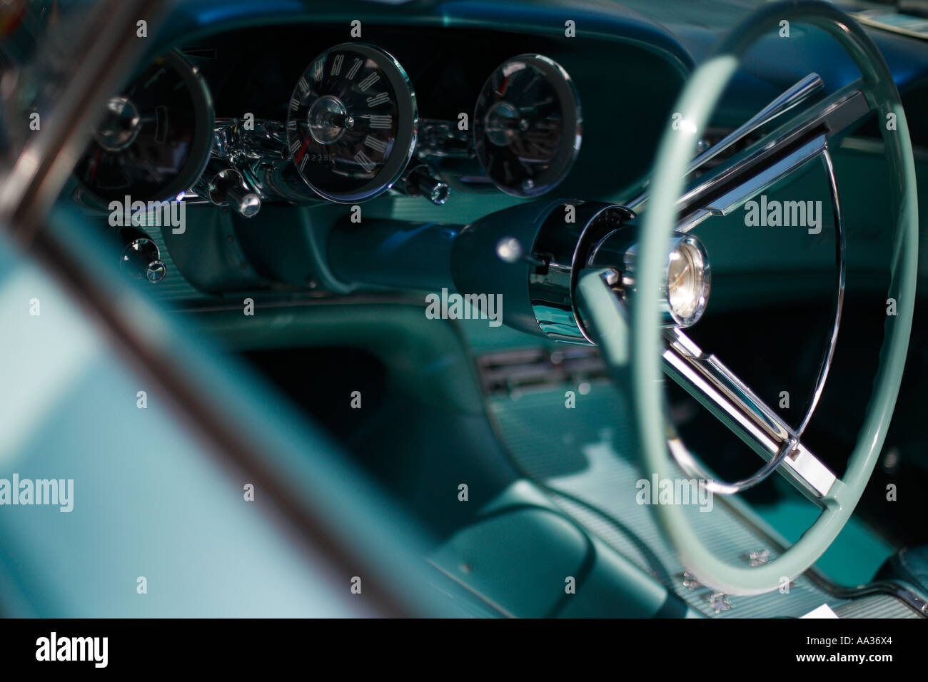 Teal steering wheel hi-res stock photography and images - Alamy