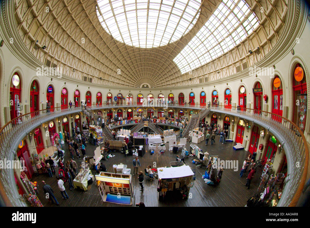 The Corn Exchange shopping centre, Leeds, UK Stock Photo Alamy