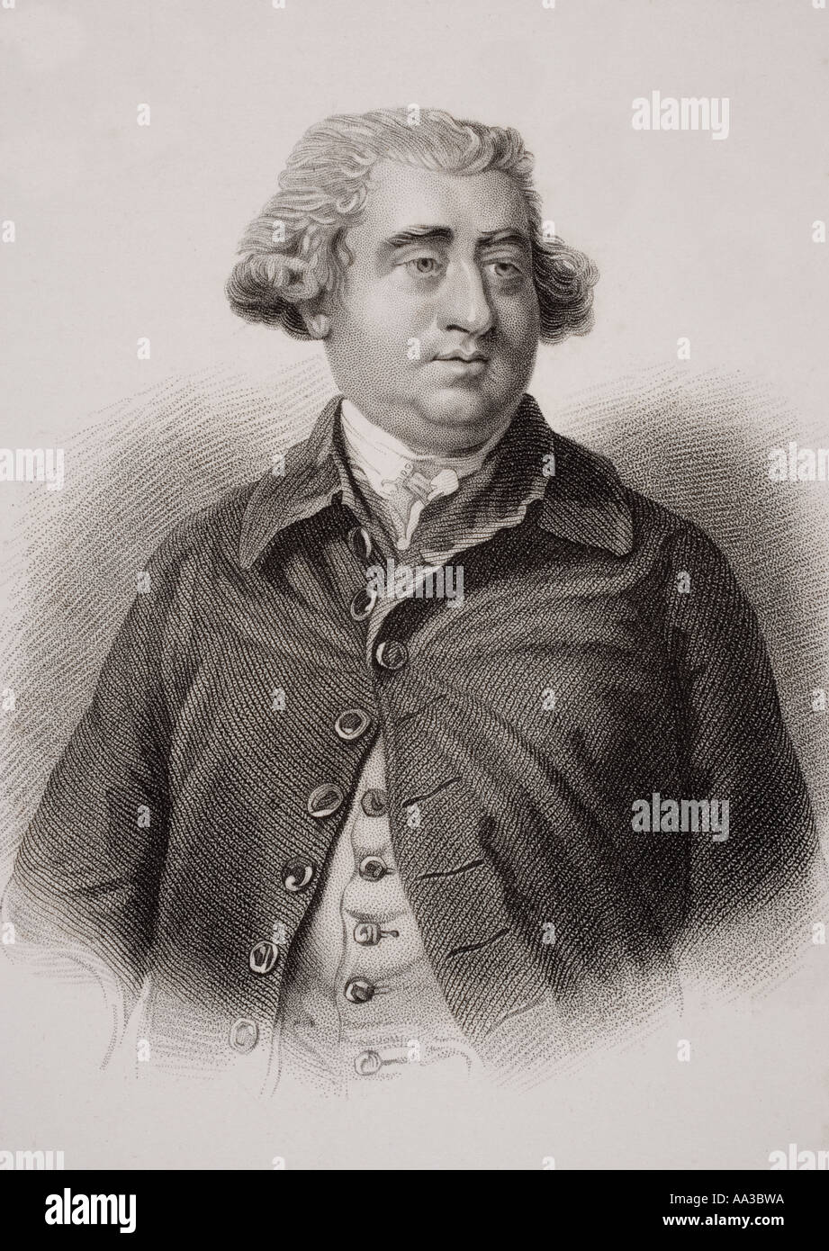 Charles James Fox, 1749 -1806.  Britain's first foreign secretary, whig statesman and orator. Stock Photo