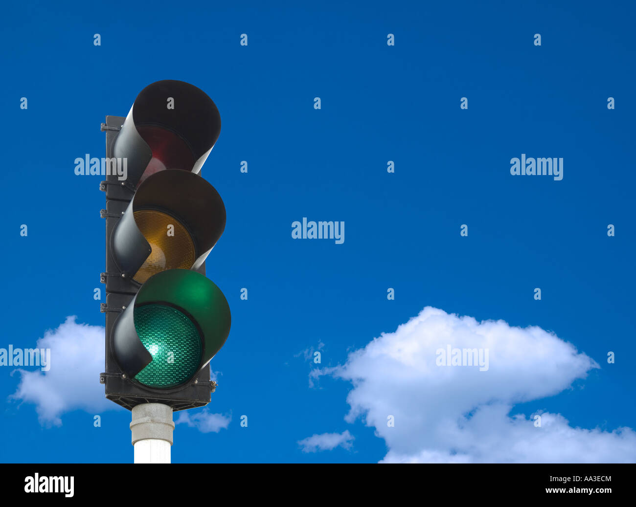 Green traffic light Stock Photo Alamy