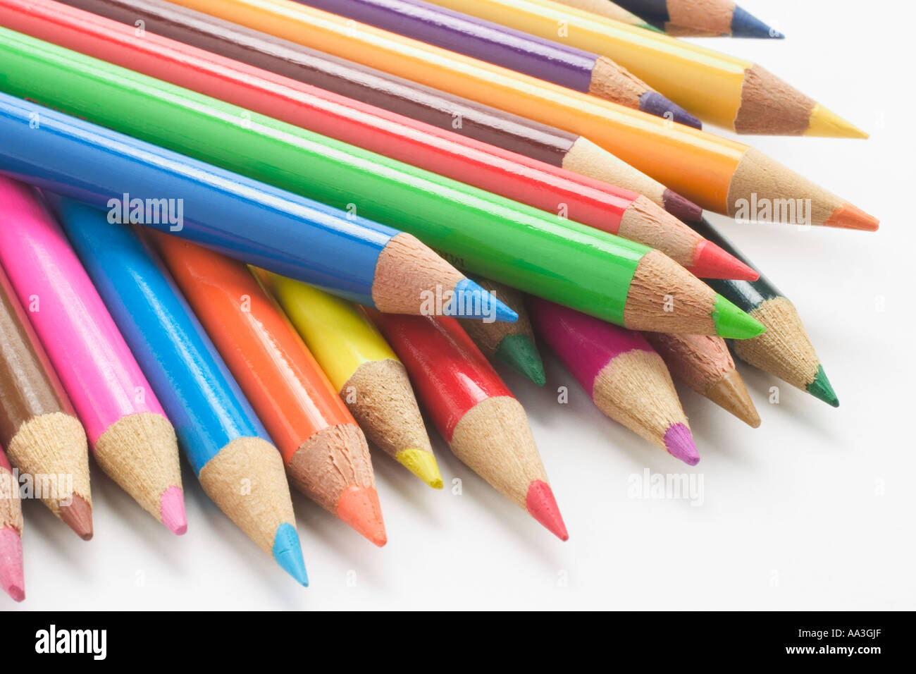Colour Pencils Stock Photo