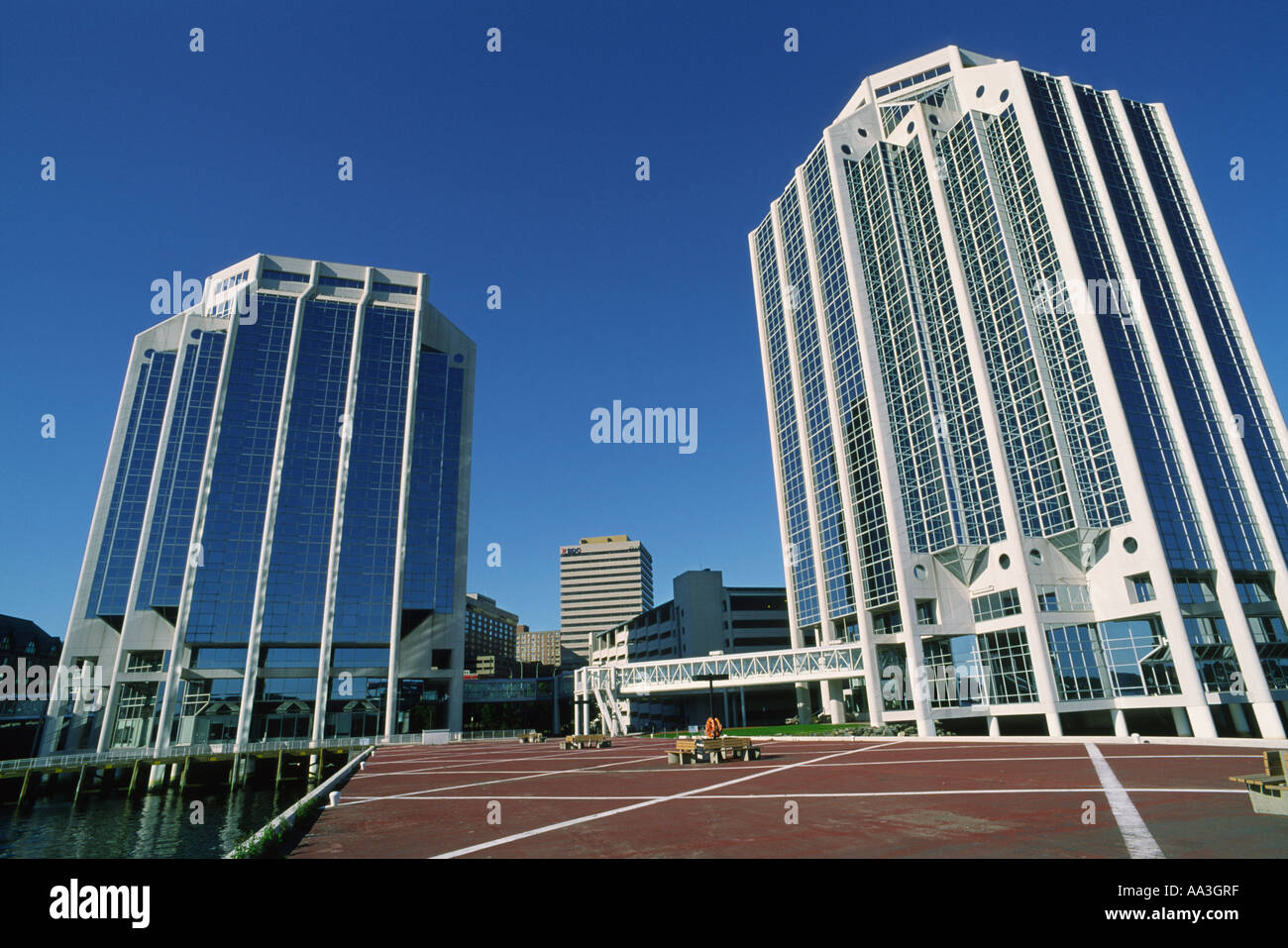 Office towers on waterfront Halifax Nova Scotia Canada Stock Photo Alamy