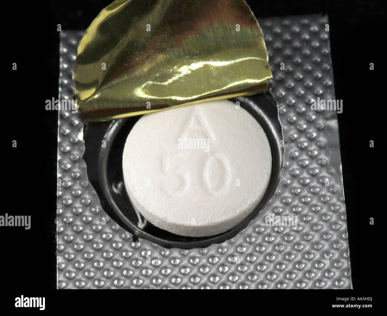 Single Atenolol 50mg Tablet Stock Photo