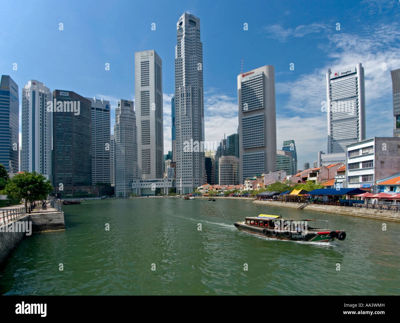 Boat Quay, Singapore Stock Photo Alamy