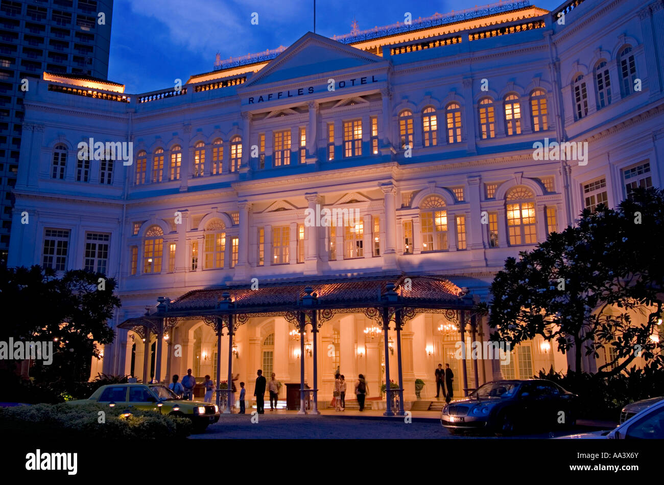 The Raffles Hotel, Singapore Stock Photo