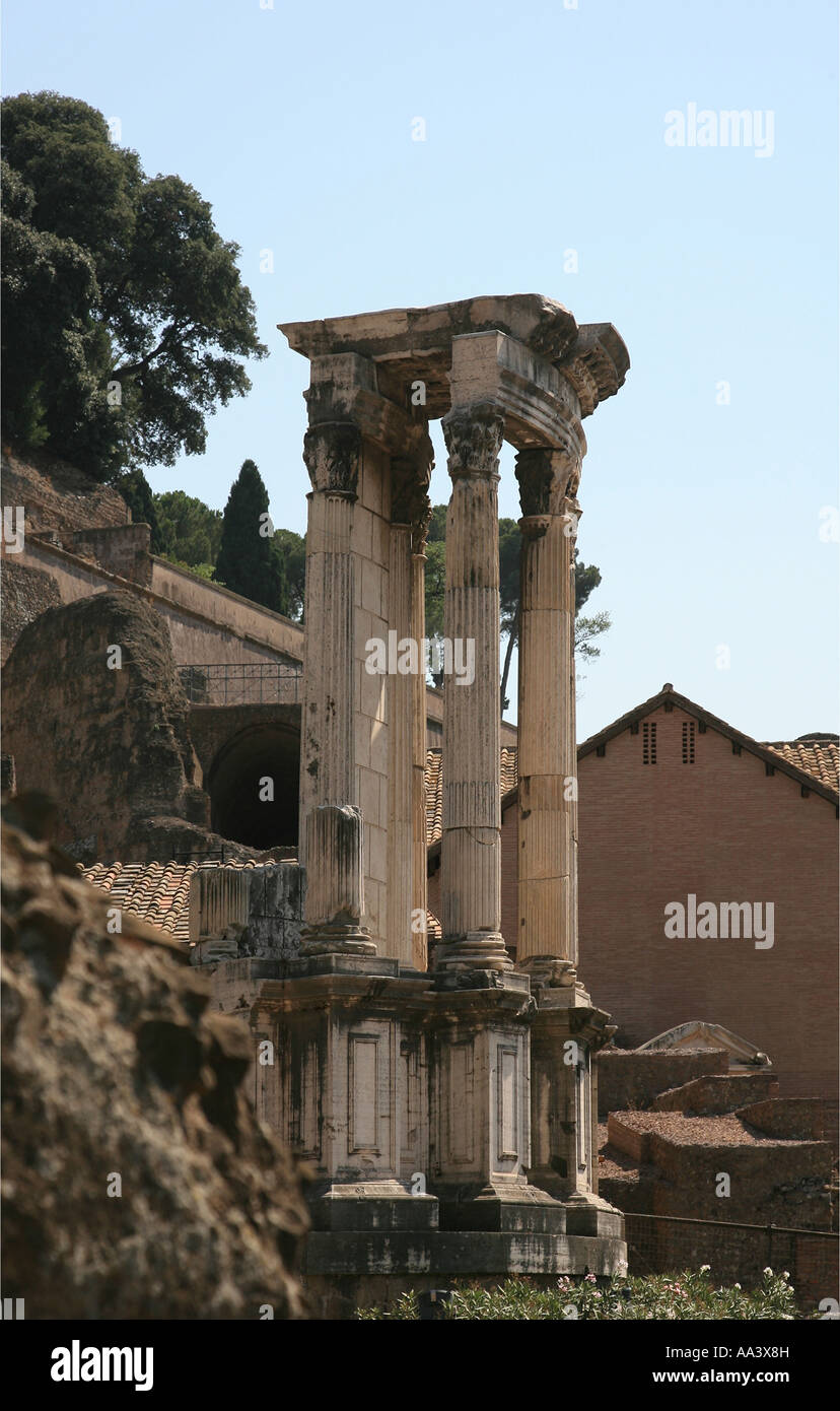 Ancient Pillars in Rome Stock Photo Alamy