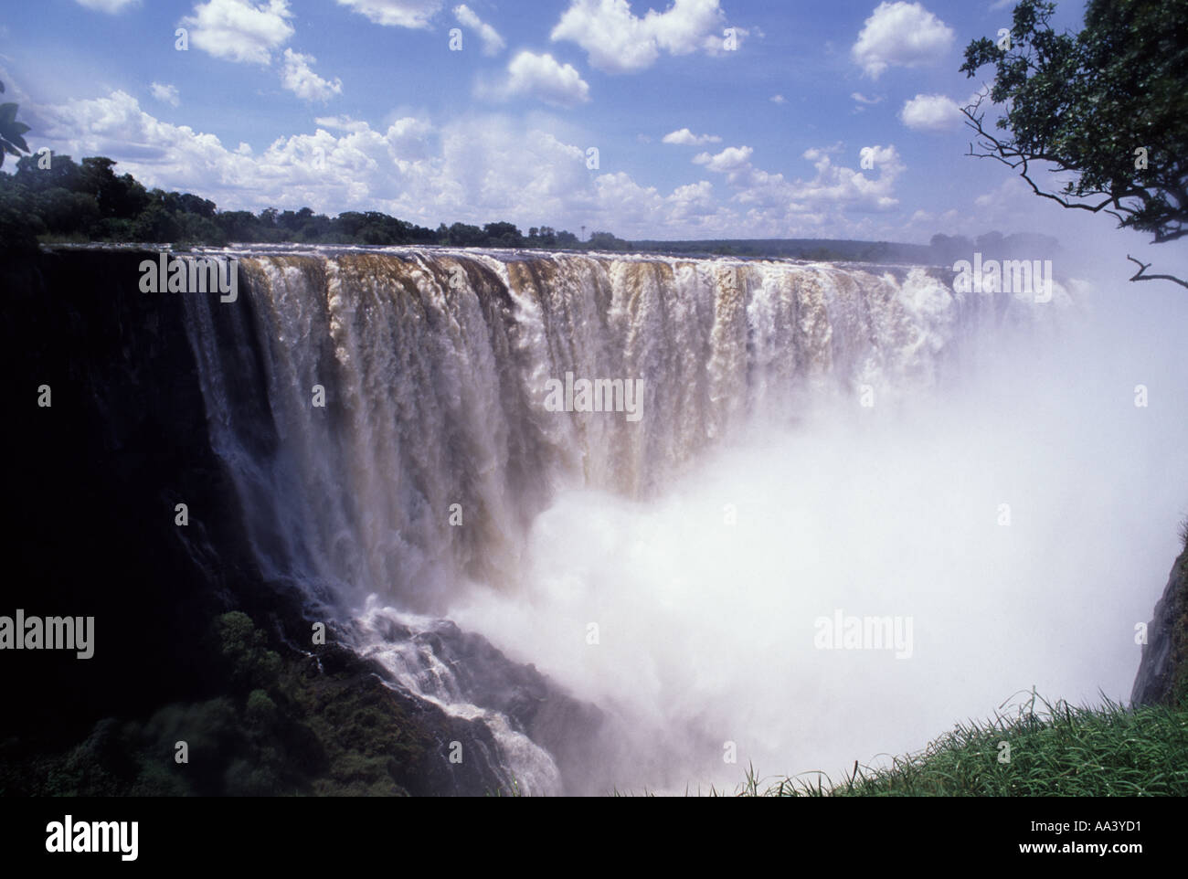 Victoria Falls Zambia/Zimbabwe border Stock Photo