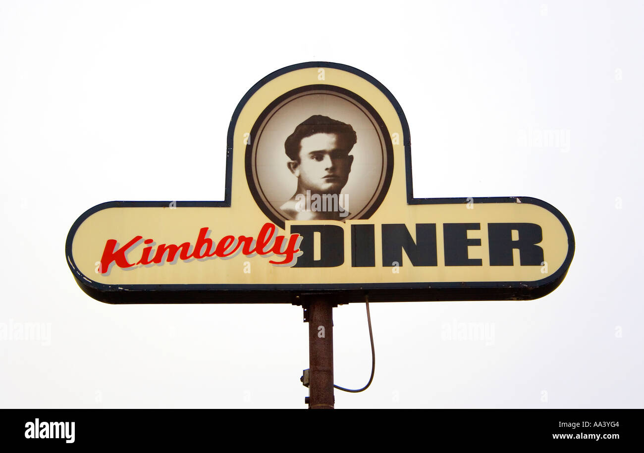 Kimberly Diner sign in Milford Connecticut Stock Photo Alamy