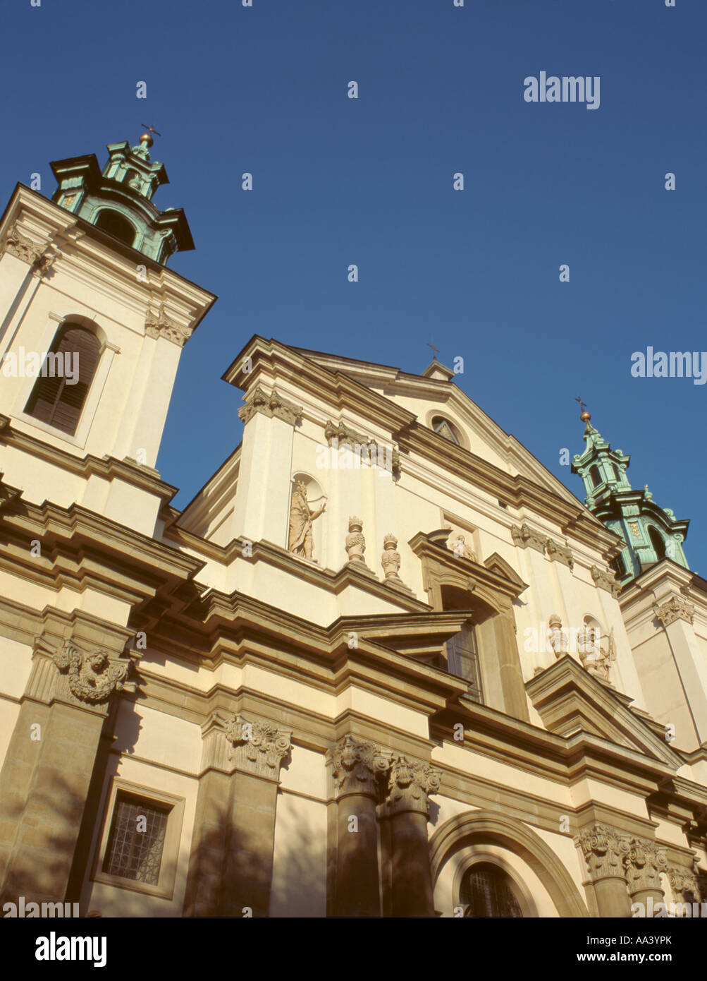 Western facade of Kosciol Sw Anny (St Anne's Church), ul Sw Anny, Krakow,  Malopolska, Poland Stock Photo - Alamy