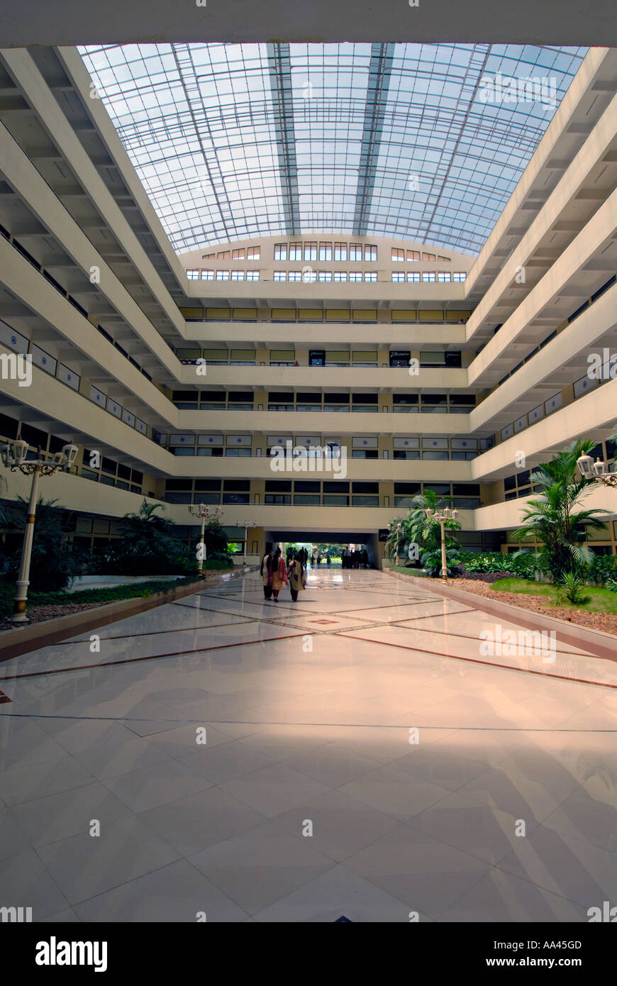 Atrium Of The Bhavani Building In Technopark Trivandrun Kerala India Stock Photo Alamy