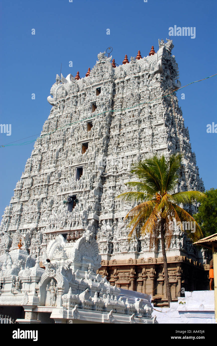 Stanunathaswami Temple at Suchindram, Tamil Nadu, Southern India Stock Photo