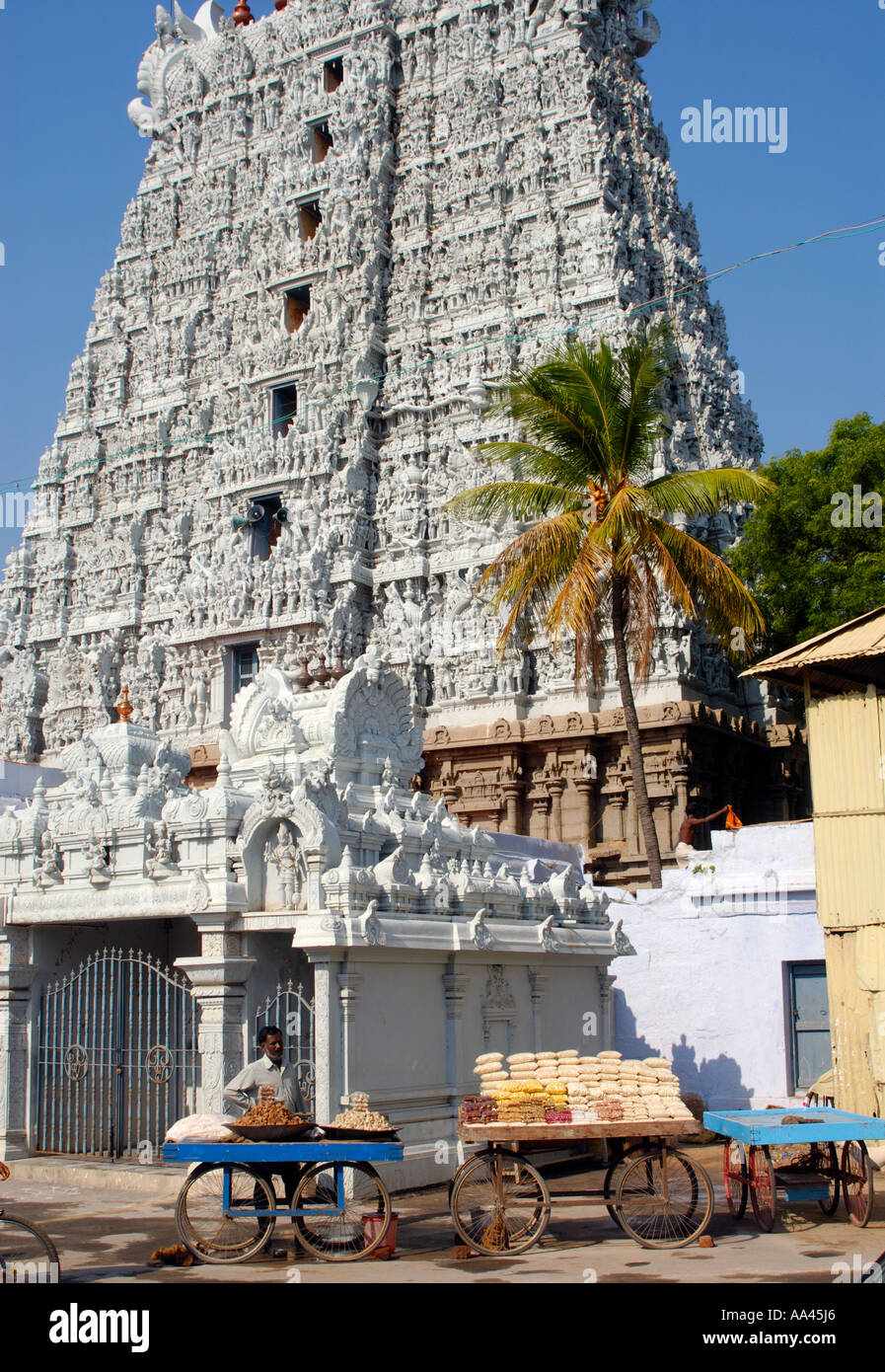 Stanunathaswami Temple at Suchindram, Tamil Nadu, Southern India Stock Photo