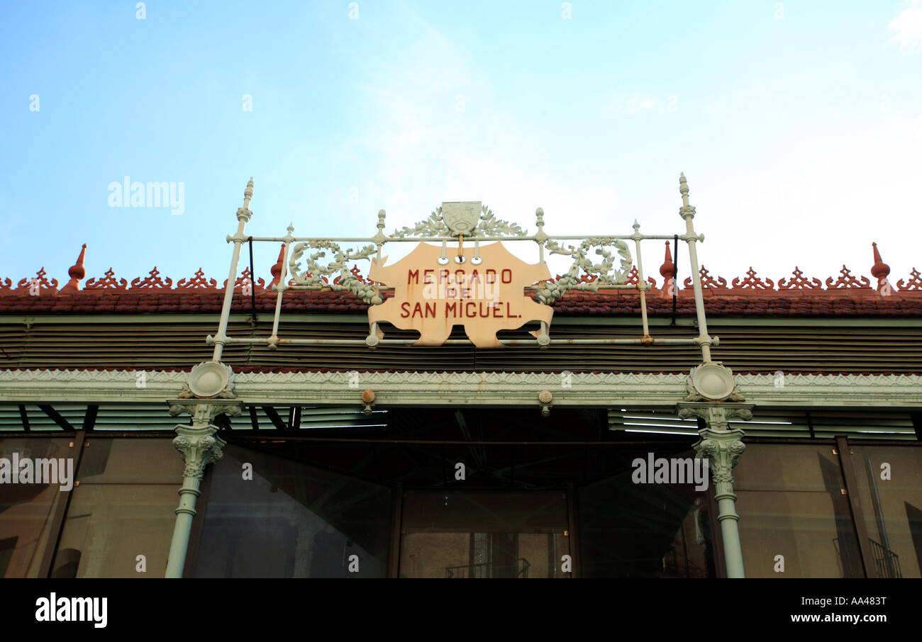 mercado de san miguel plaza de san miguel madrid spagna