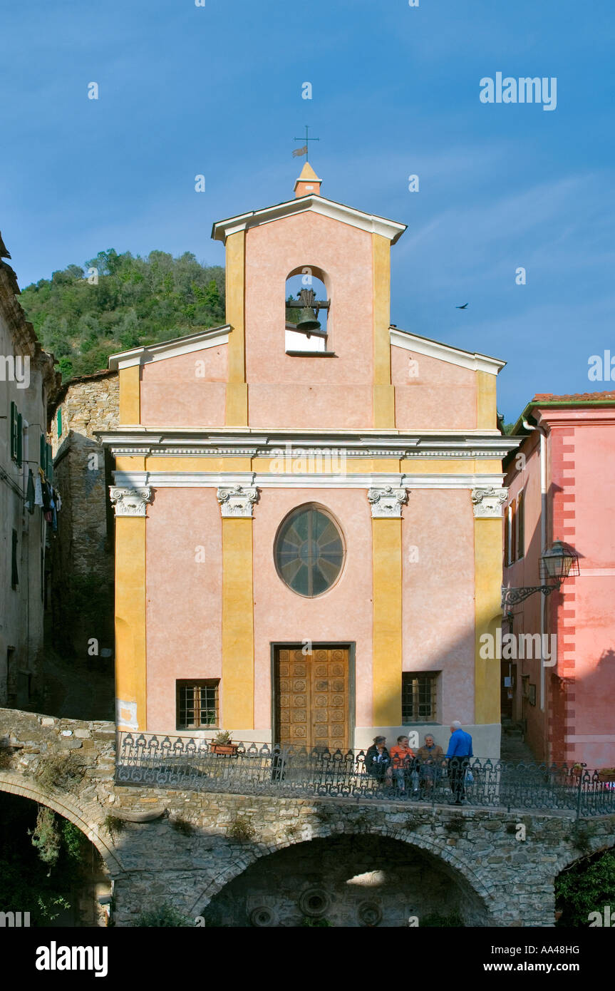 quiet life in apricale Stock Photo