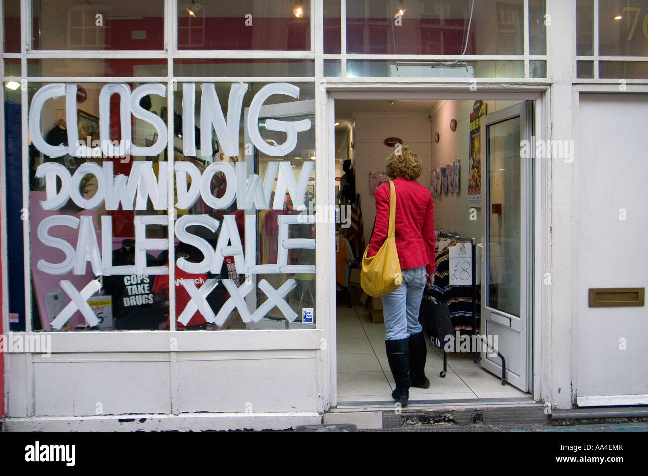 Closing down sale hires stock photography and images Alamy