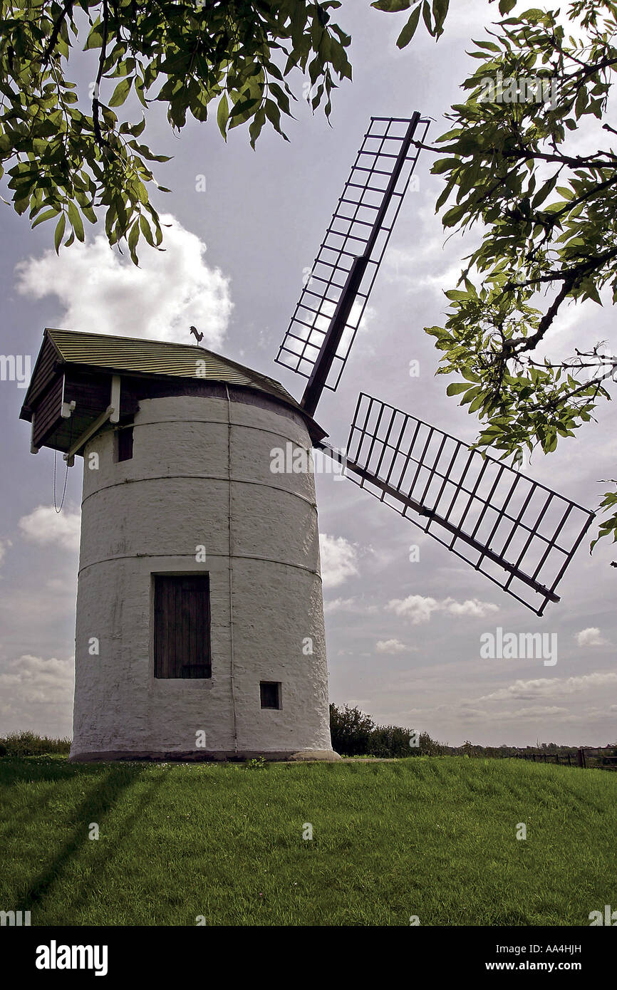 Ashton Windmill Chapel Allerton nr Axbridge Somerset England UK Stock Photo