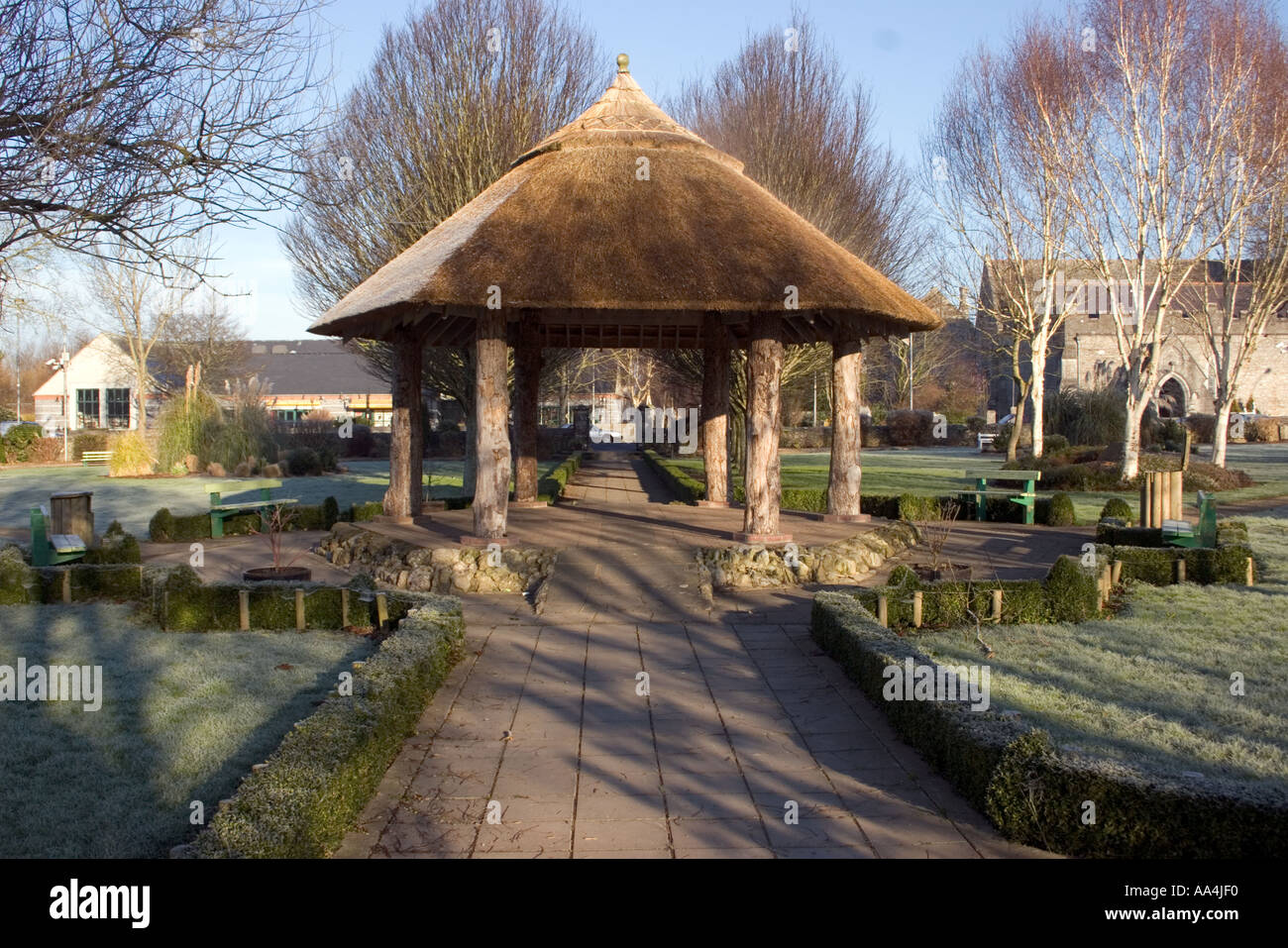 Gazebo in Park Adare County Limerick Ireland Stock Photo Alamy