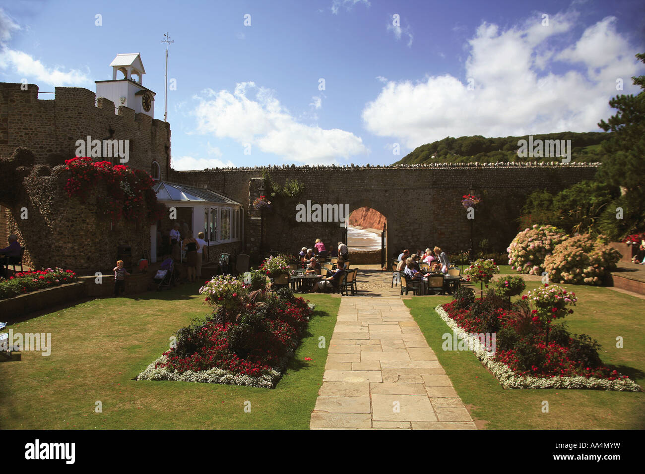 Sidmouth Connaught Gardens Devon England UK Stock Photo Alamy