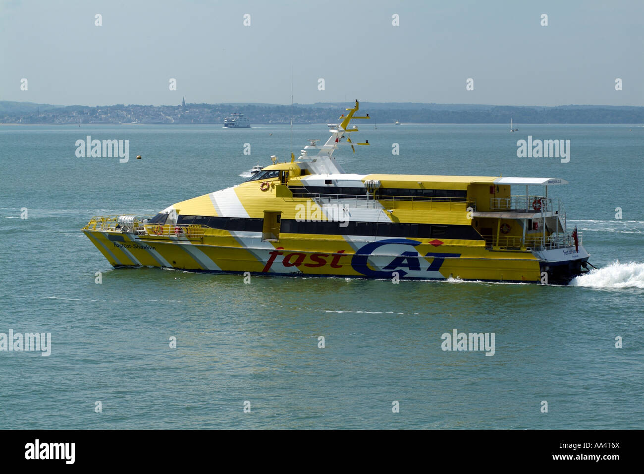 Fastcat Shanklin catamaran of Wightlink company Solent England UK