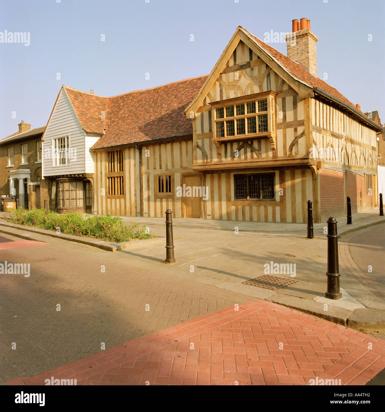 The Ancient House a grade 2 listed 15th century timber framed hall in Walthamstow London E17 England Stock Photo