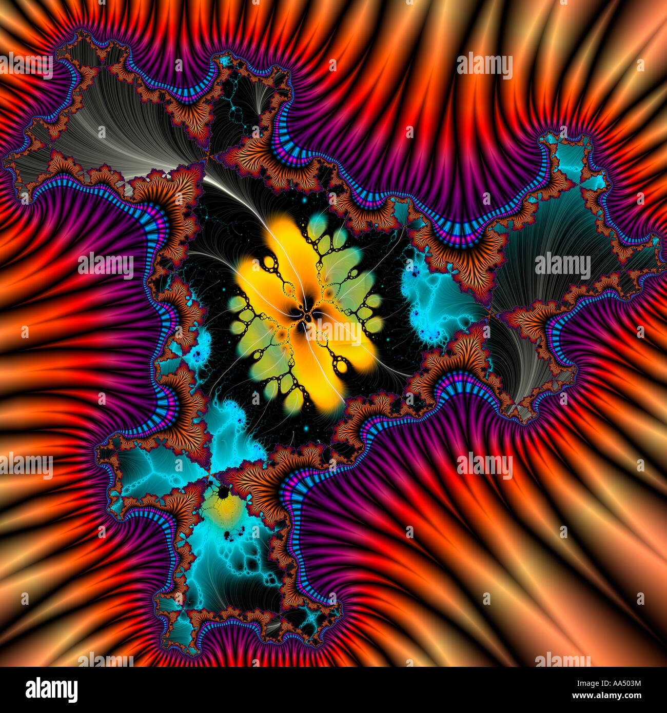 Computer generated fractal Stock Photo - Alamy