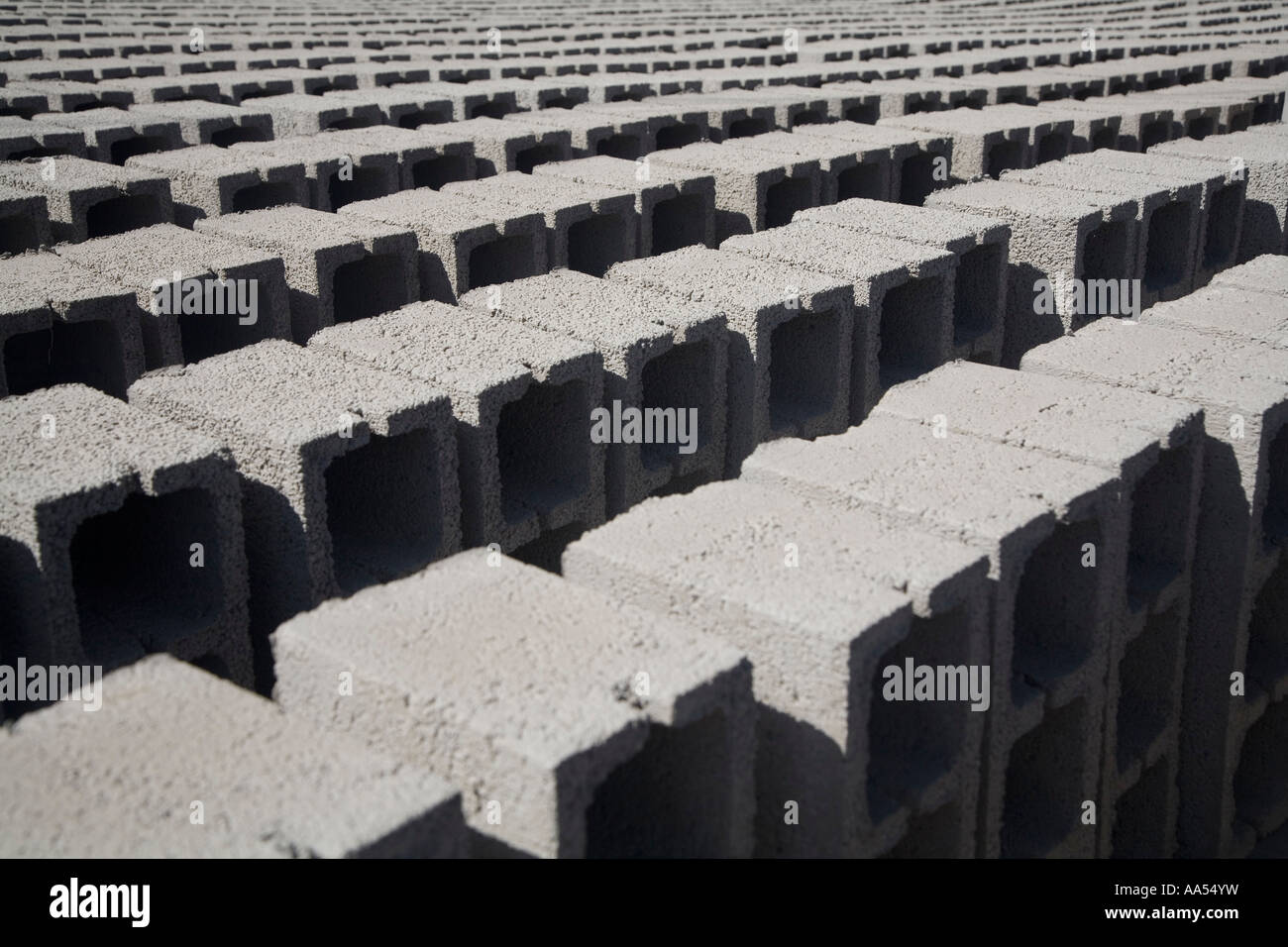 Rows of bricks Stock Photo Alamy