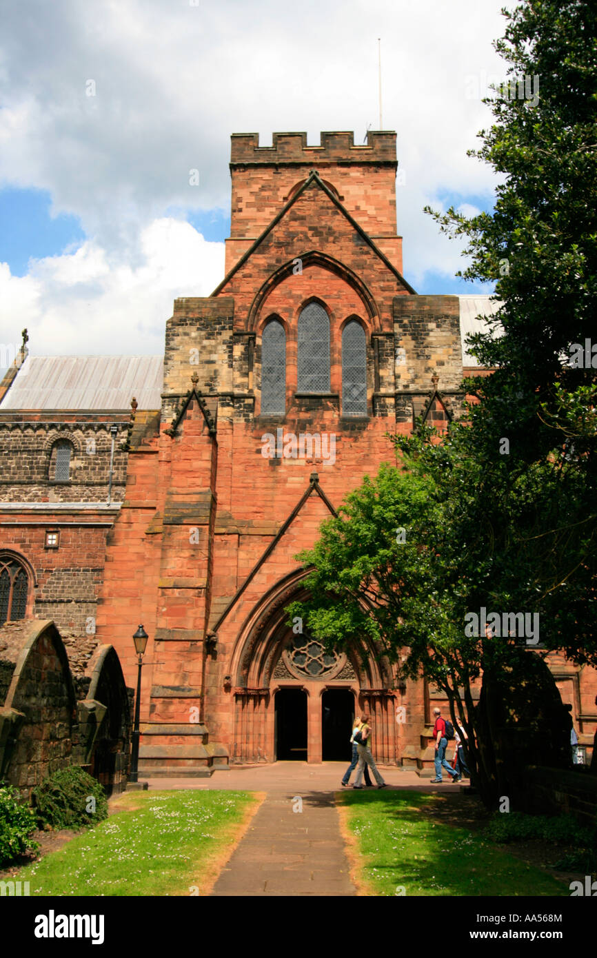 Carlisle Cathedral  Church of England  city of Carlisle, in Cumbria, in England. Stock Photo