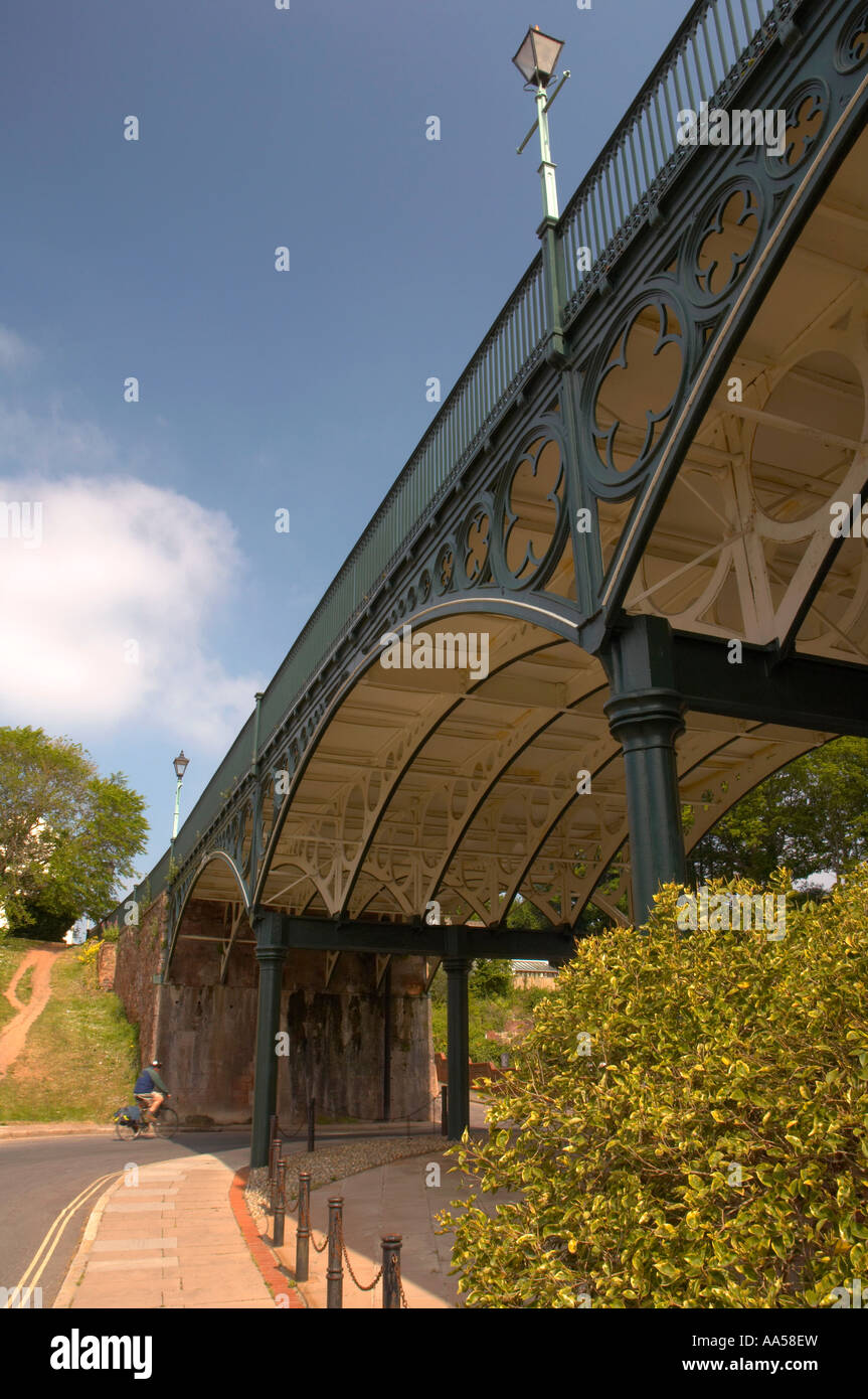 Old Iron Bridge Exeter Devon UK Stock Photo - Alamy