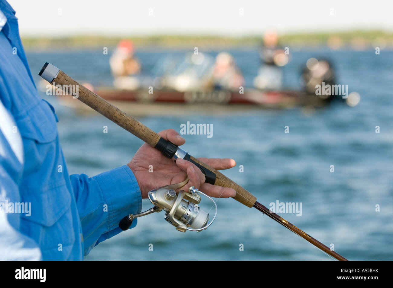 Angler holds abu garcia fishing hi-res stock photography and images - Alamy